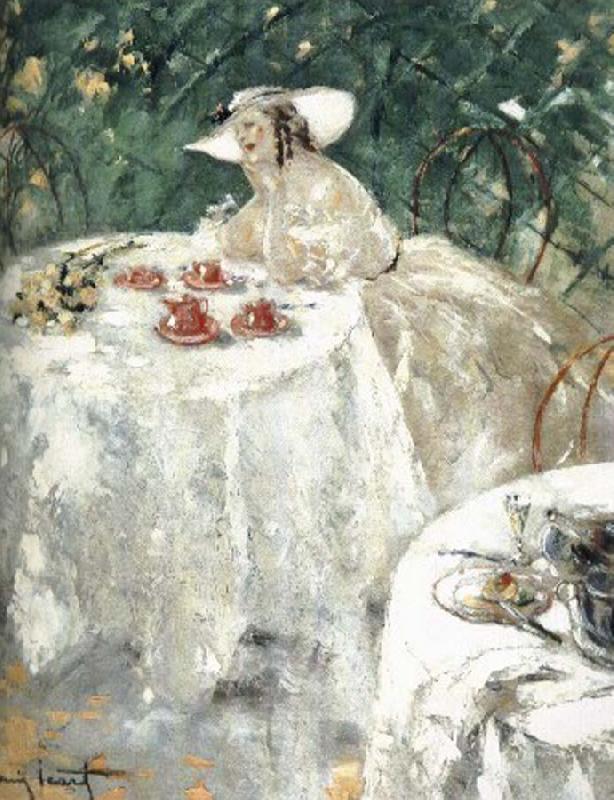 Louis Lcart Garden oil painting image